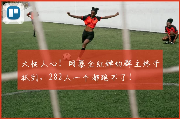 大快人心!网暴全红婵的群主终于抓到,282人一个都跑不了!