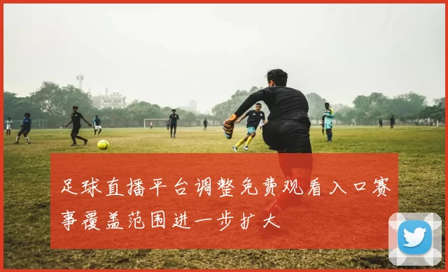 足球直播平台调整免费观看入口赛事覆盖范围进一步扩大