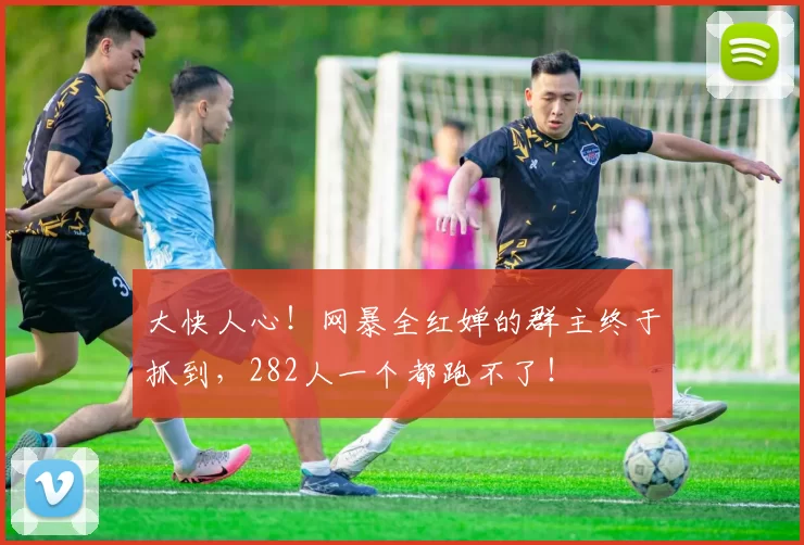 大快人心!网暴全红婵的群主终于抓到,282人一个都跑不了!